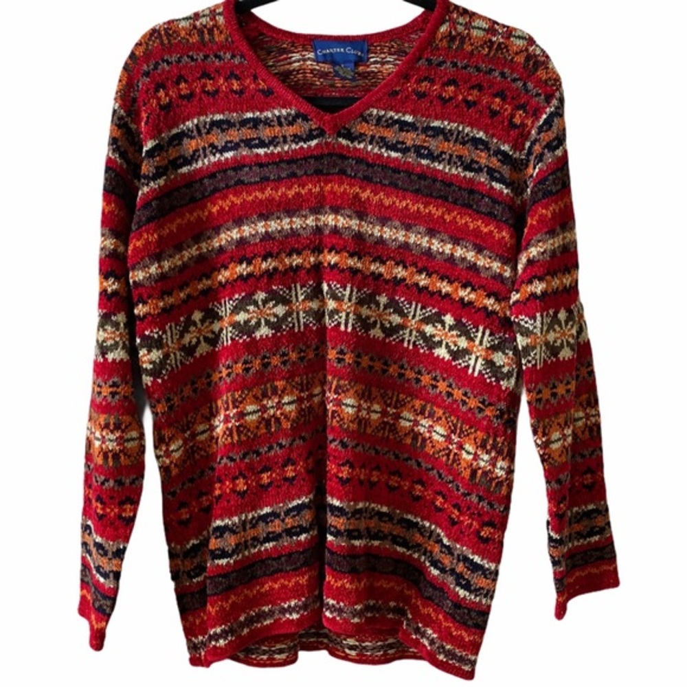 Charter Club Christmas knit Cardigan